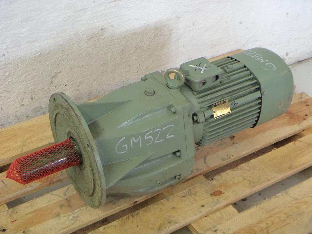 VEM Getriebemotor mit Bremse 2,2 kW 25 U/min