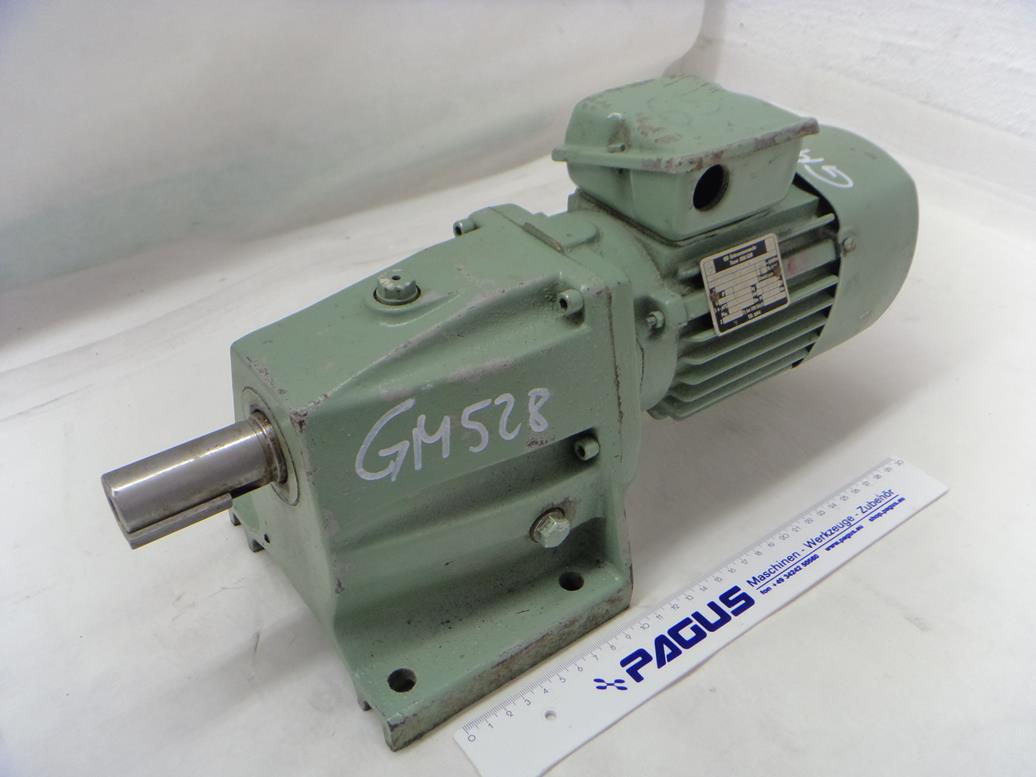 VEM Getriebemotor mit Bremse 0,25 kW 31,5 U/min