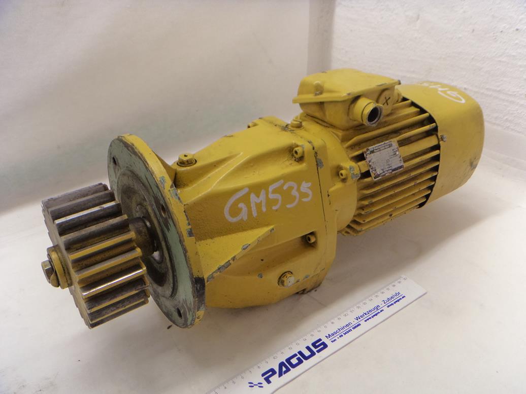 VEM Getriebemotor mit Bremse 0,3/0,55 kW, 40/80 U/min