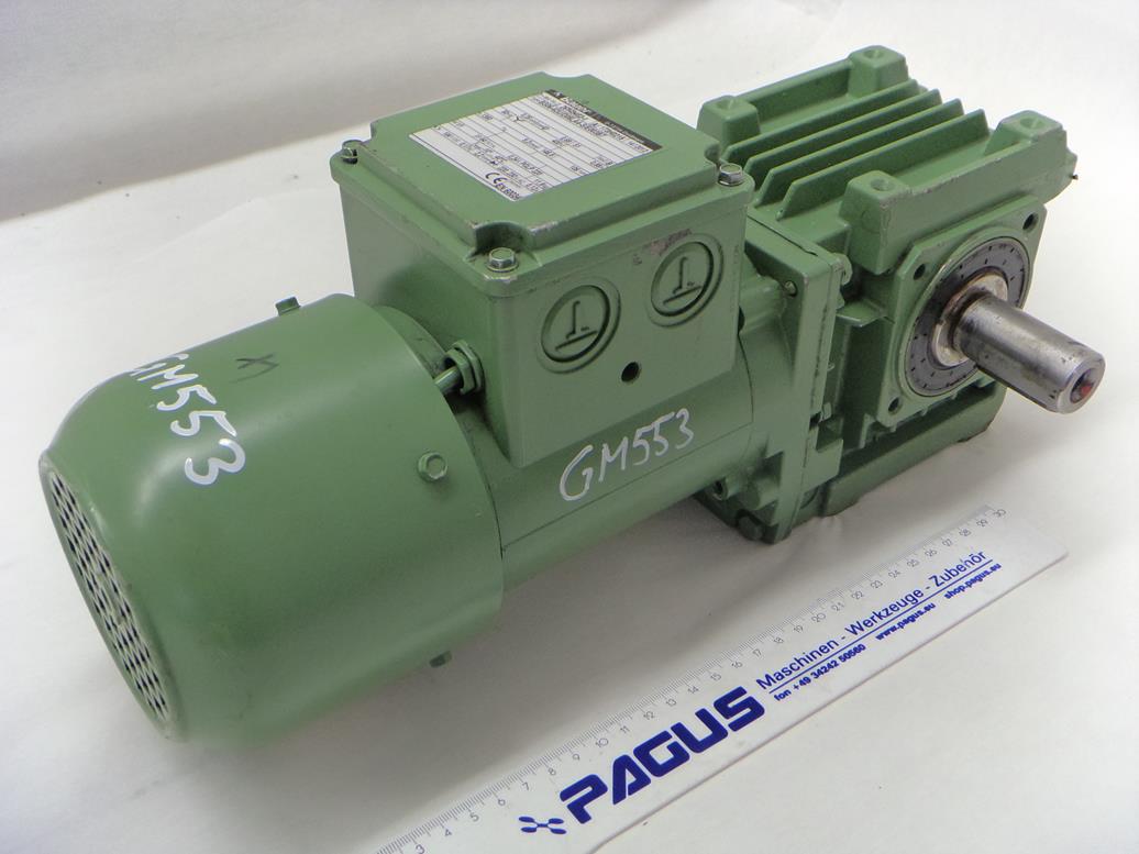 Getriebemotor mit Bremse 0,25 kW, 9,2 U/min