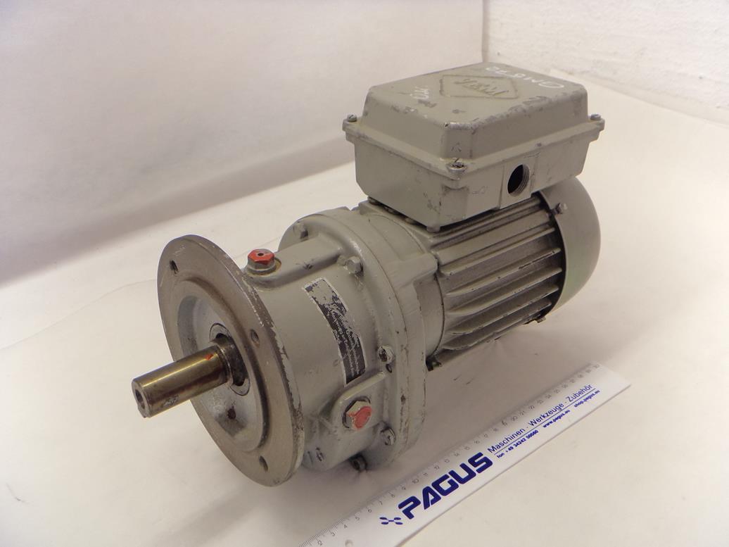 VEM Getriebemotor mit Bremse 0,25 kW, 40 U/min
