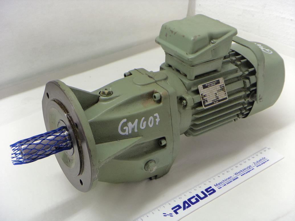 VEM Getriebemotor mit Bremse 0,25 kW, 31,5 U/min