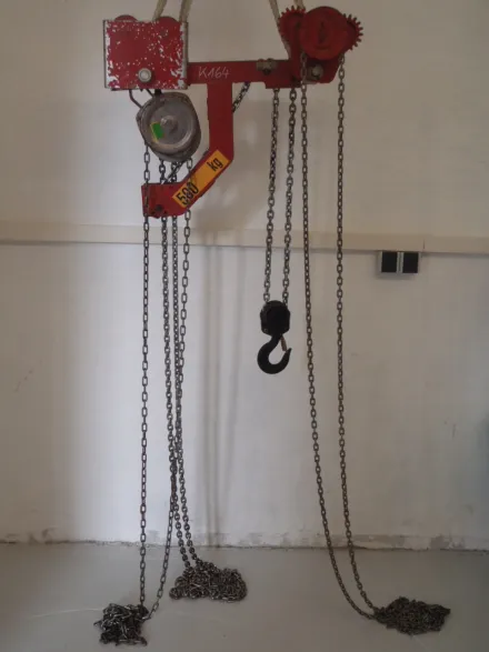 Kettenzug mit Fahrwerk mechanisch 1000 kg – RESALE