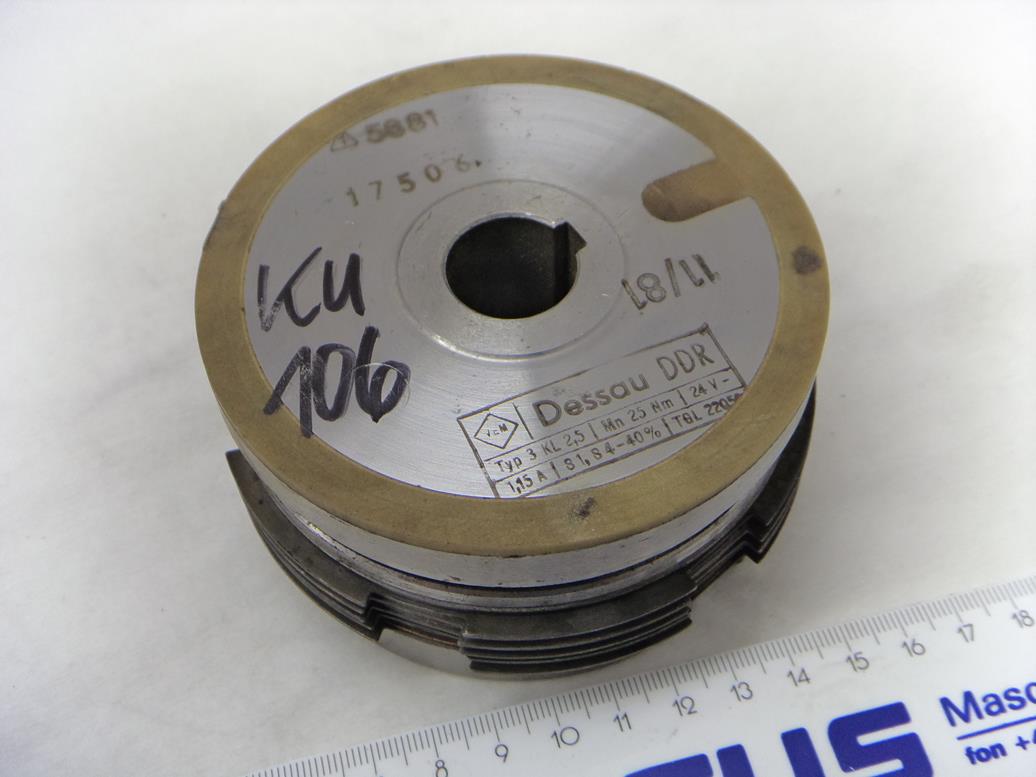 Magnetkupplung 3 KL 2,5 Ø 20 mm 1 Nut