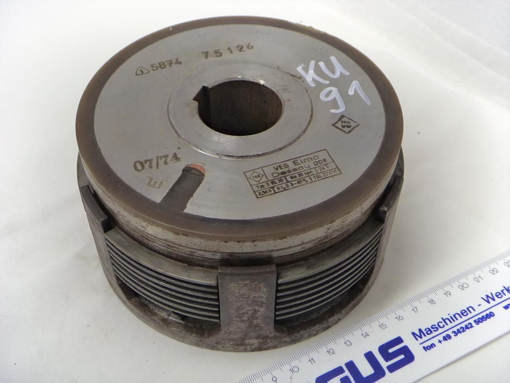 Magnetkupplung 3 KL 20 Ø 40 mm 1 Nut