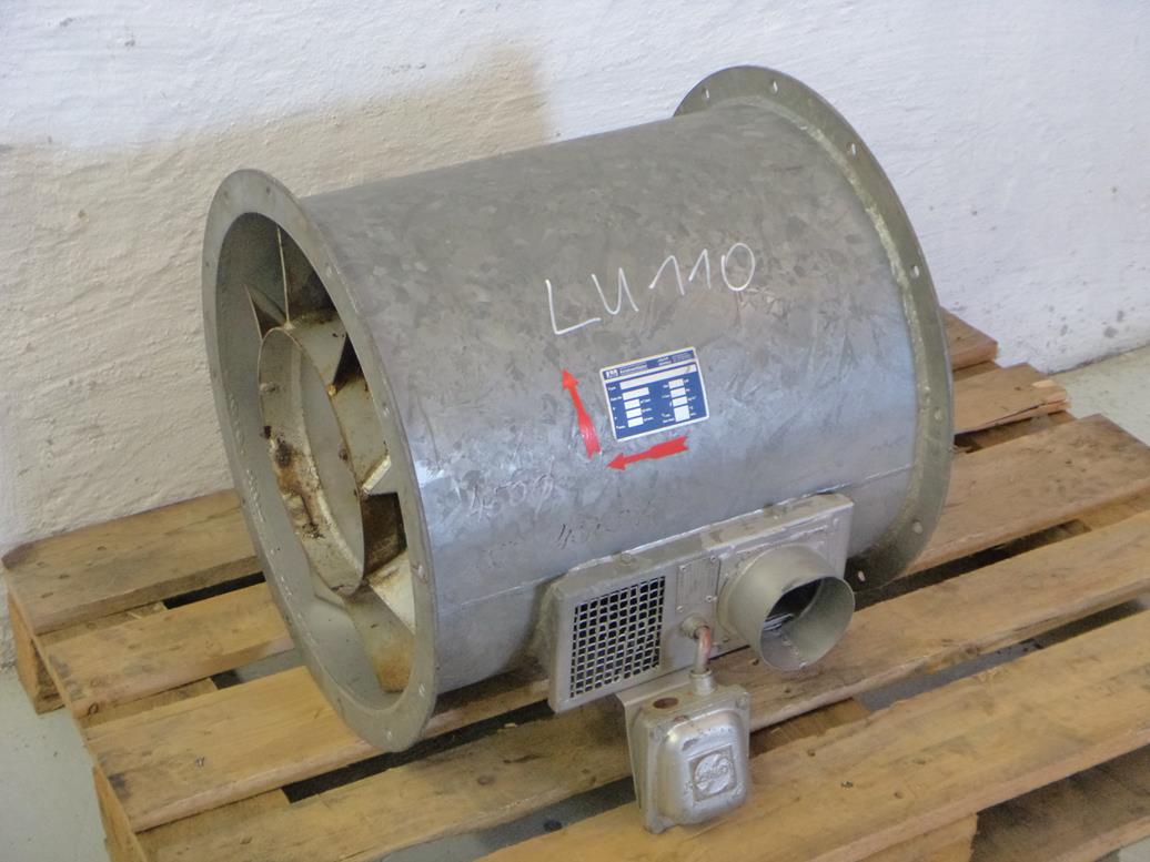 Rohrventilator für Heißluft 0,25 kW
