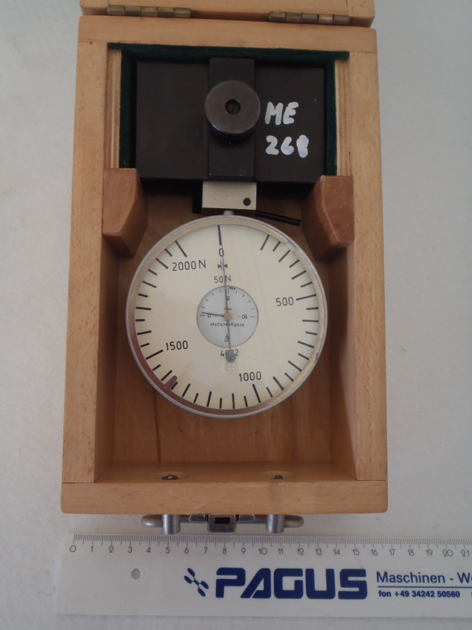 mechanischer Kraftaufnehmer 0 - 2000 N