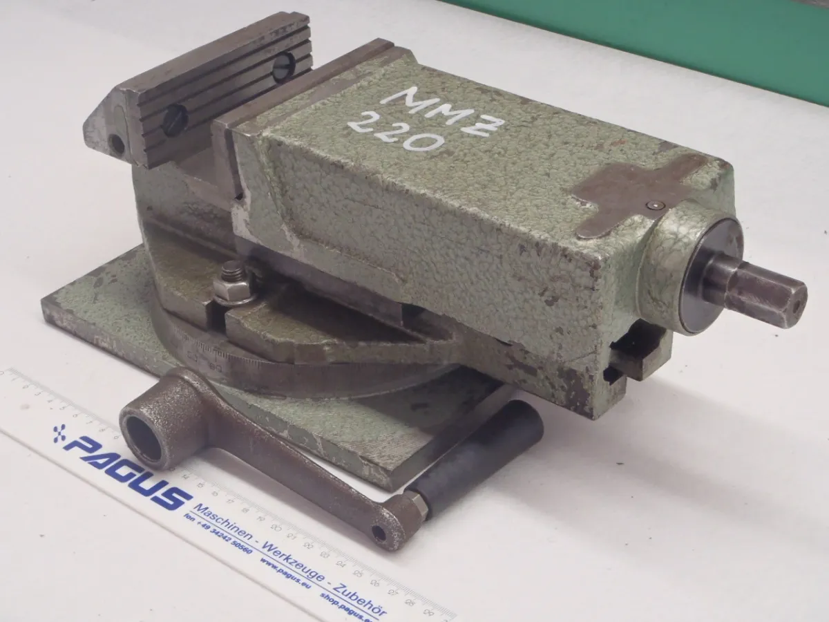 Maschinenschraubstock mit Tisch 125 mm, 110 mm