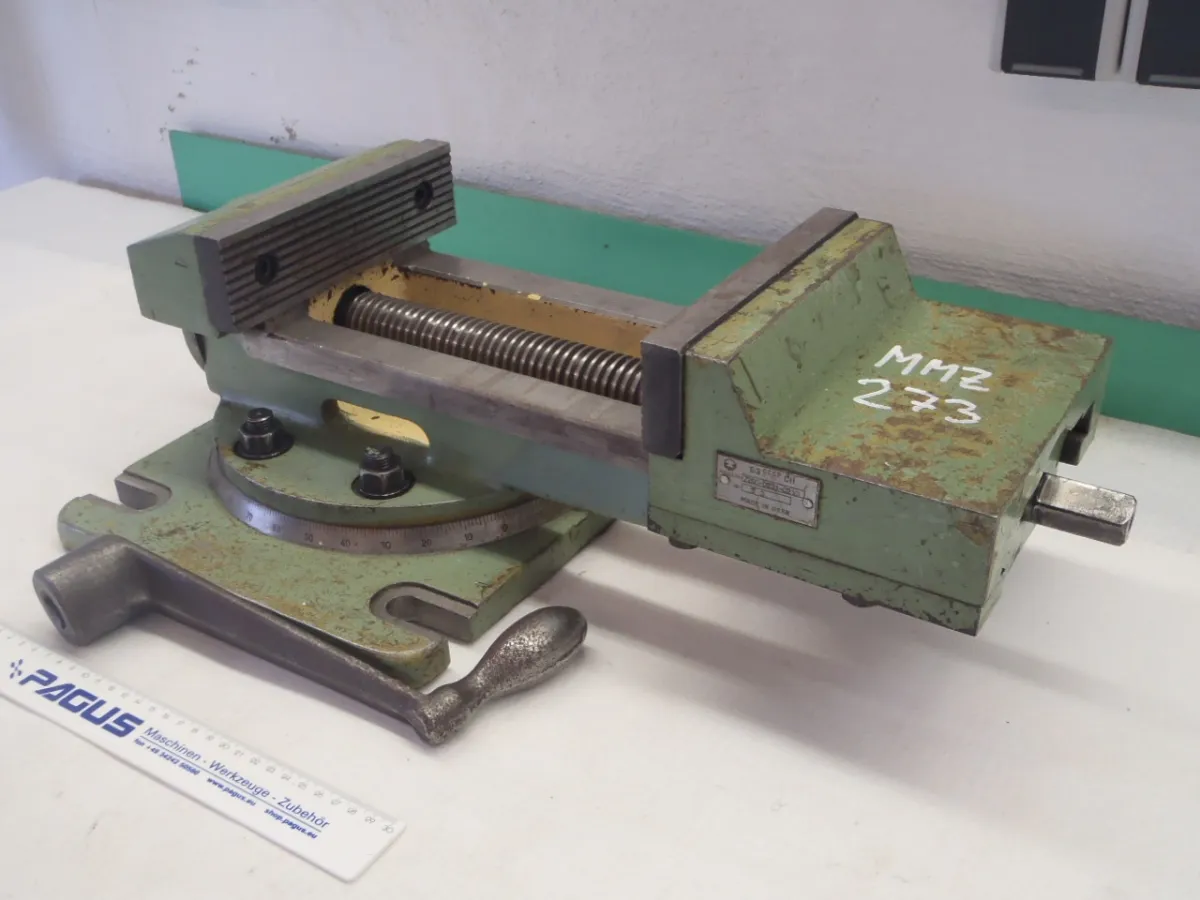 Stanko Maschinenschraubstock mit Tisch 200 mm, 260 mm