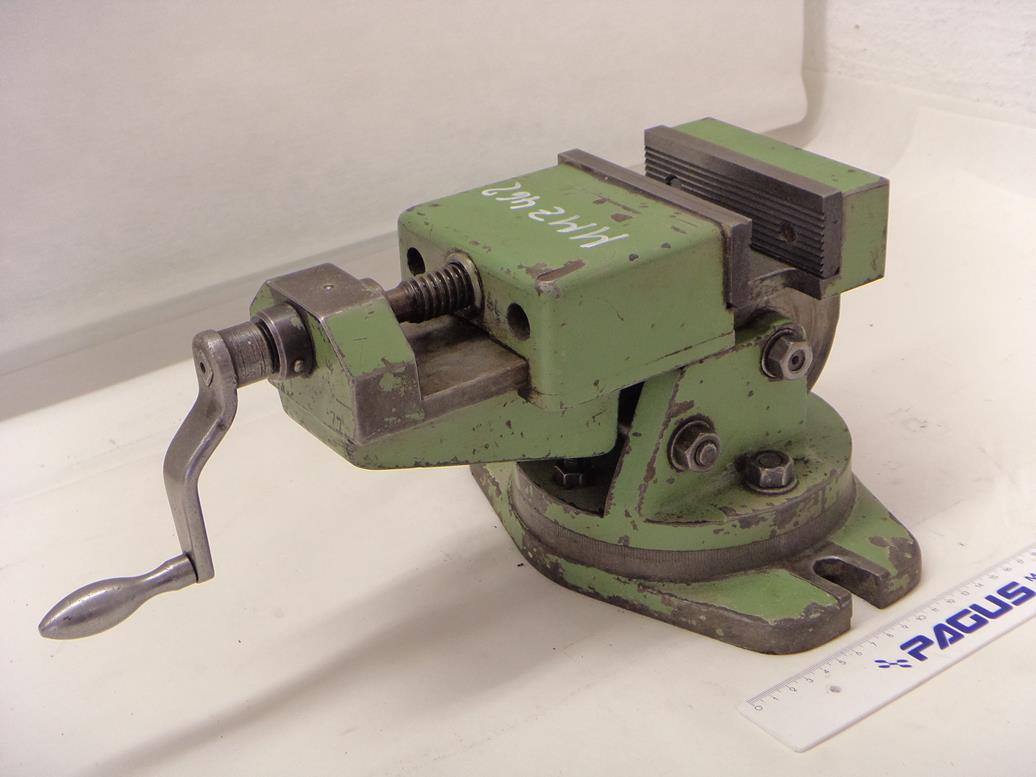 Maschinenschraubstock mit Tisch 125 mm, 80 mm, dre