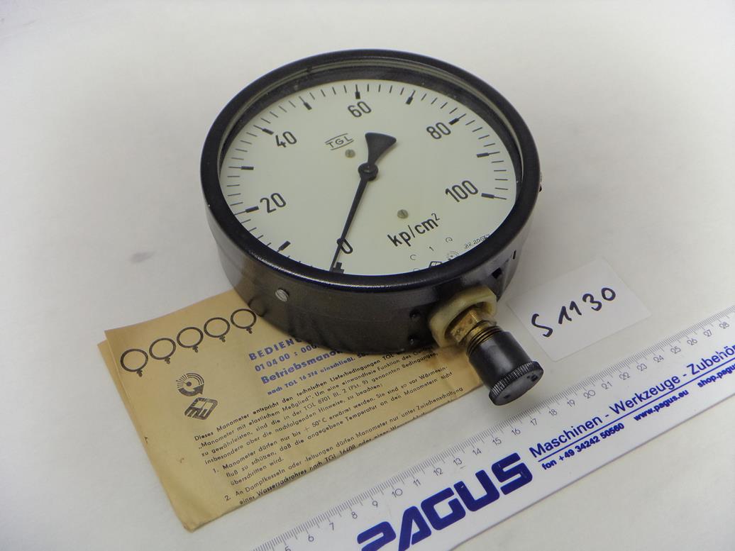 Manometer 0 - 100 bar