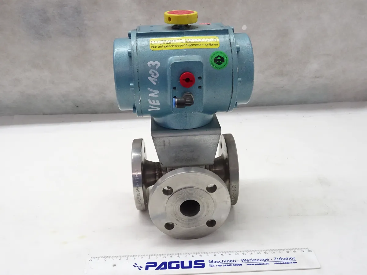 Dreiwegehahn DN25, PN40