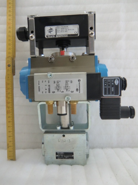 Kugelhahn pneumatisch DN25 PN25