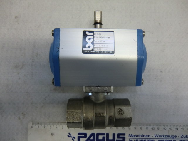 Kugelhahn mit Ventilantrieb pneumatisch