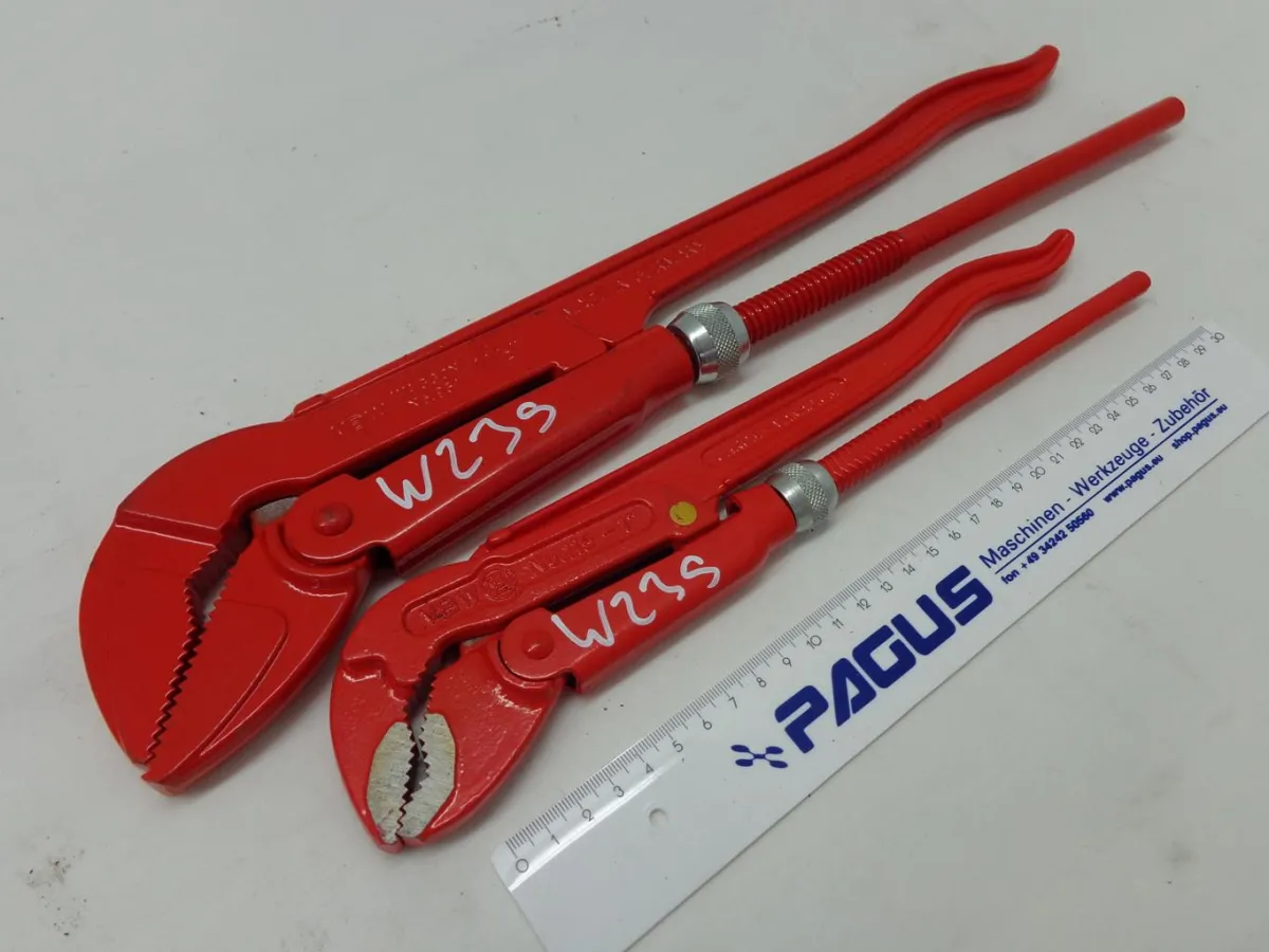 Eck-Rohrzangen Set 1" und 1 1/2"