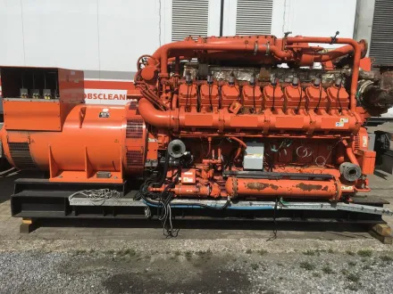 Waukesha 16V150LTD GENERATOR 1650KVA USED Diesel Stromaggregat – RESALE