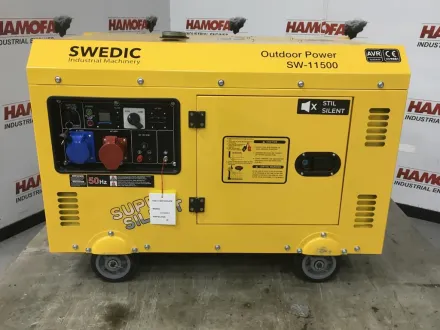 SWEDIC SW-11500 GENERATOR 10KVA NEW Diesel Stromaggregat – RESALE