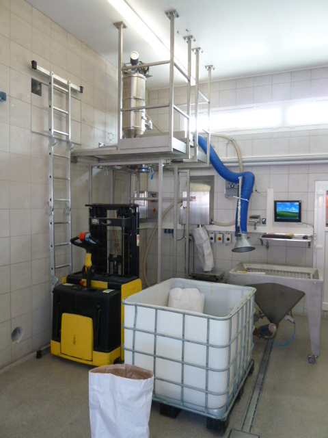 Volkmann Vacuum conveying system Vakuum-Fördersystem