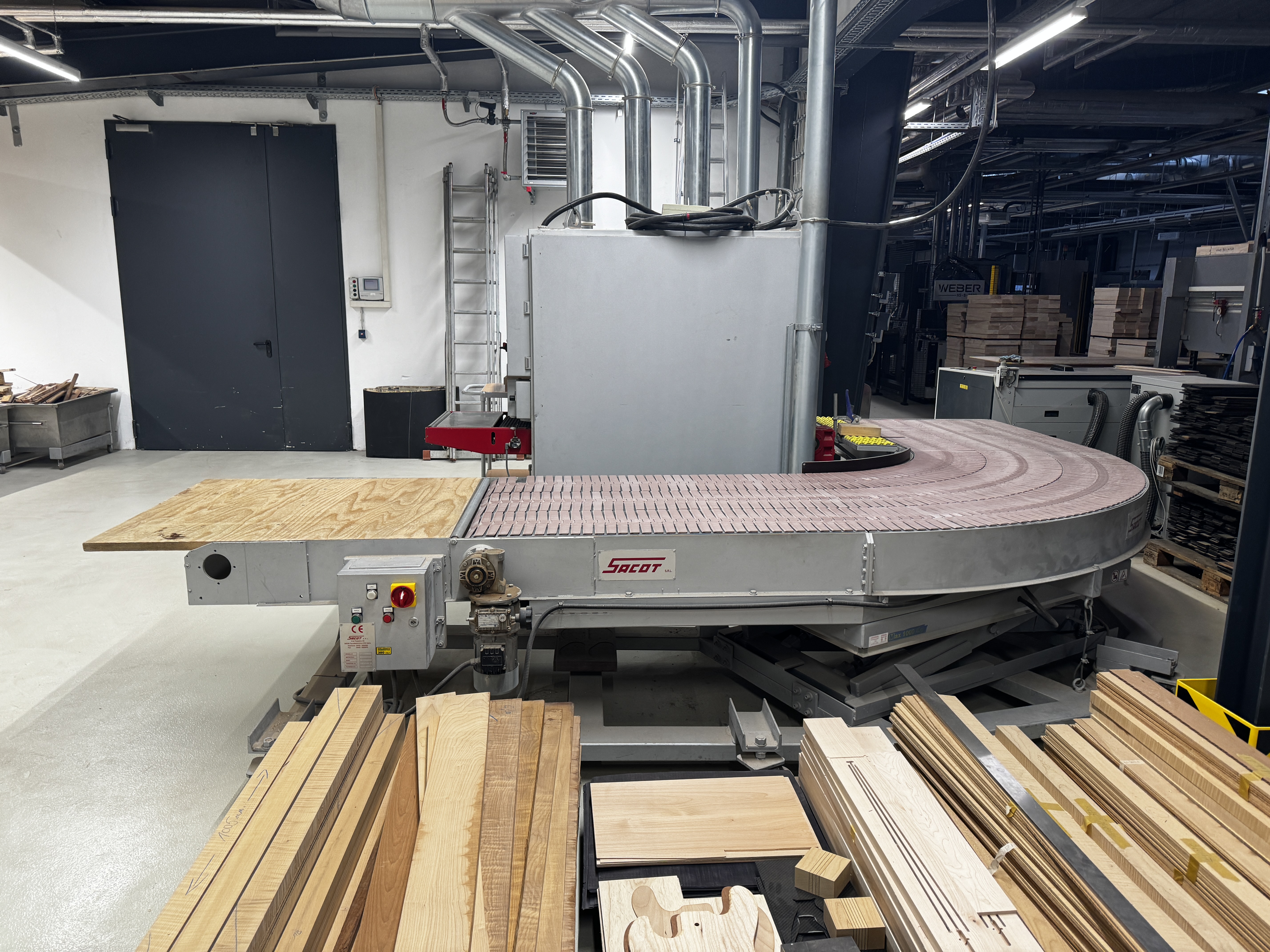 Weber LC 2000 DDP-600 Bandschleifmaschine – RESALE