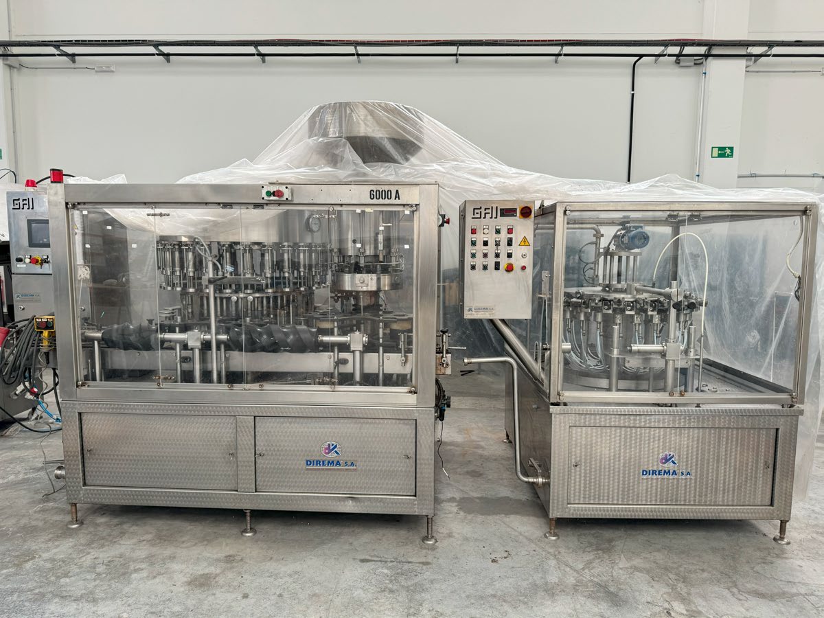 WINE BOTTLING LINE 4.000 BOTTLES/HOUR Abfüllanlage