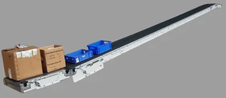 Dematic 10300-500-400 Förderband Gurtförderer Steigförderband Schrägför – RESALE