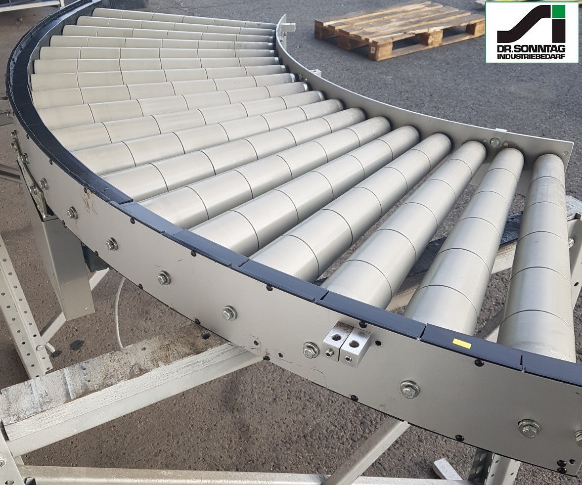 Transnorm 90°-680-600 IR800 curved roller conveyor driven