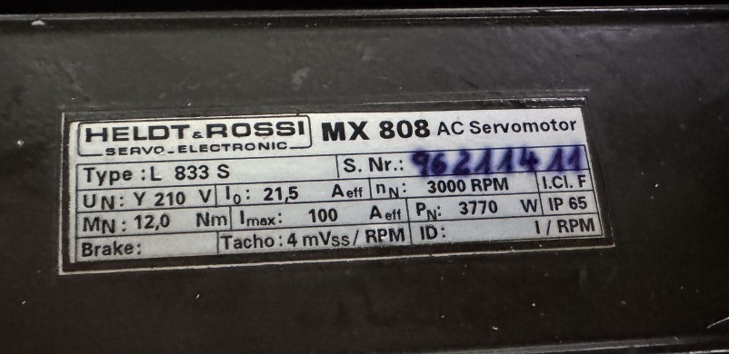 Heldt Rossi L833S Motor