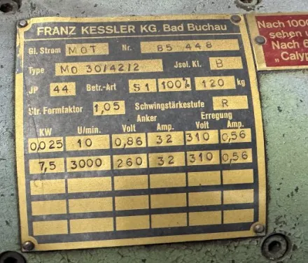 Kessler MO30/43/2 Motor – RESALE