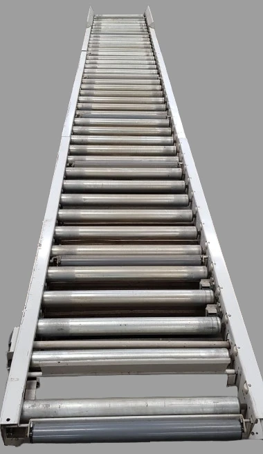 Ullmann Fördertechnik 7500-1000-840 Palettenrollenbahn Staurollenbahn Paletten Halbpal