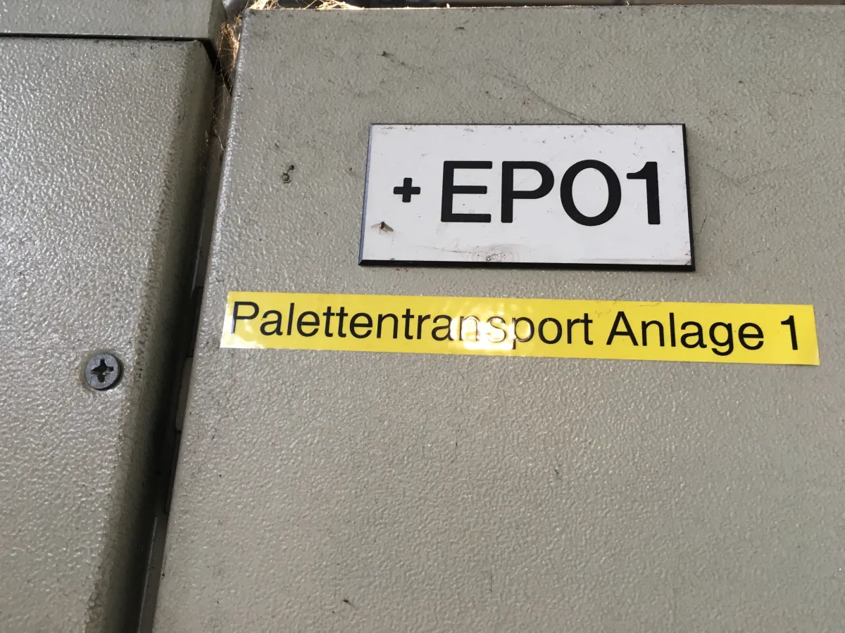 Transpack Steuerung Palettentransport Siemens S7 + Danfoss