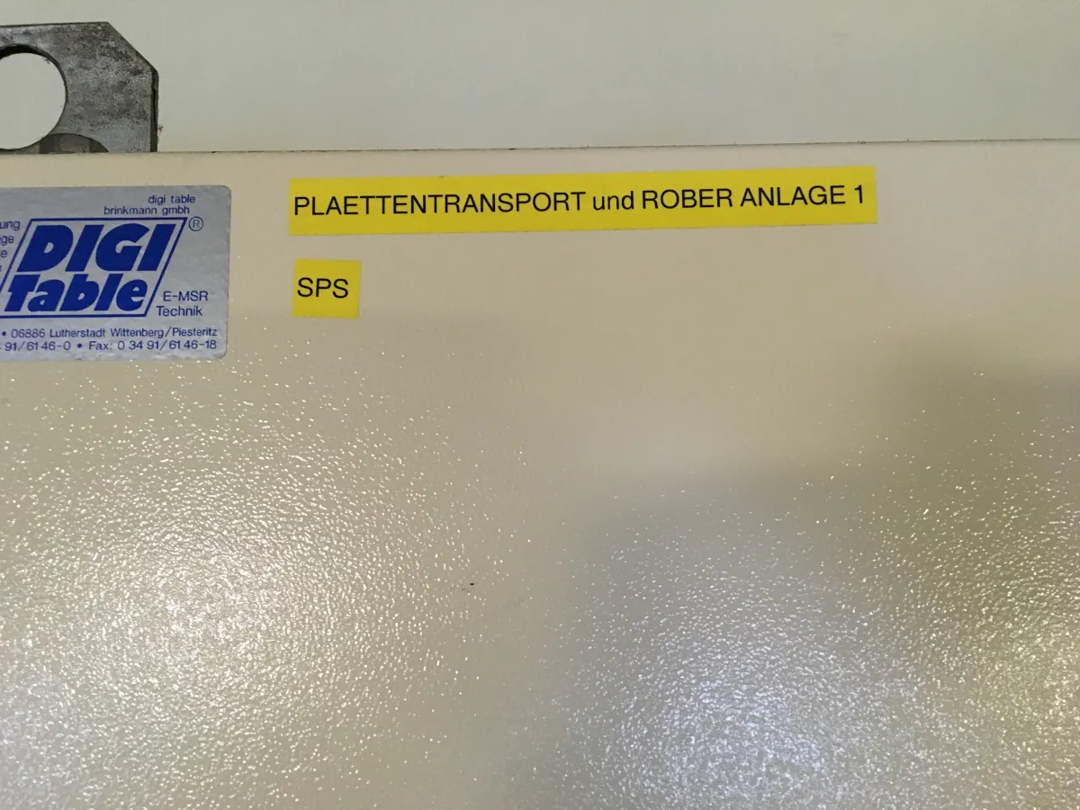 Rober-Sortierung Steuergung Flaschen/Paletten-Transport Siemens S7+