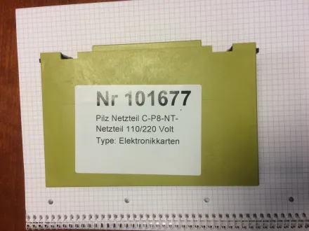 Pilz Netzteil C-P8-NTE- Netzteil 110/220 Volt Elektronikkarten – RESALE