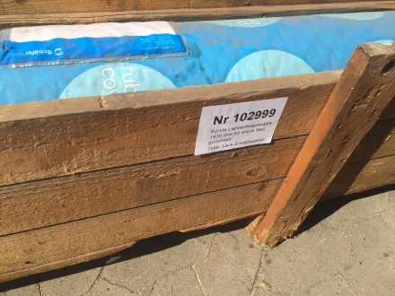 Bürkle Lackauftragswalze 1416 mm 65 shore Neu gummiert Lack-Ersatzwalzen – RESALE