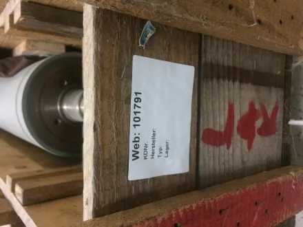 Bürkle Lackersatzwalze 1416 mm 50 shore defekt Lack-Ersatzwalzen – RESALE