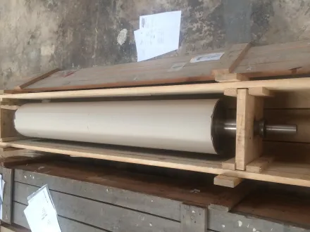 Bürkle Ersatzlackwalze 1416 mm 30 shore 80 Gang gerillt N Lack-Ersatzwalzen – RESALE