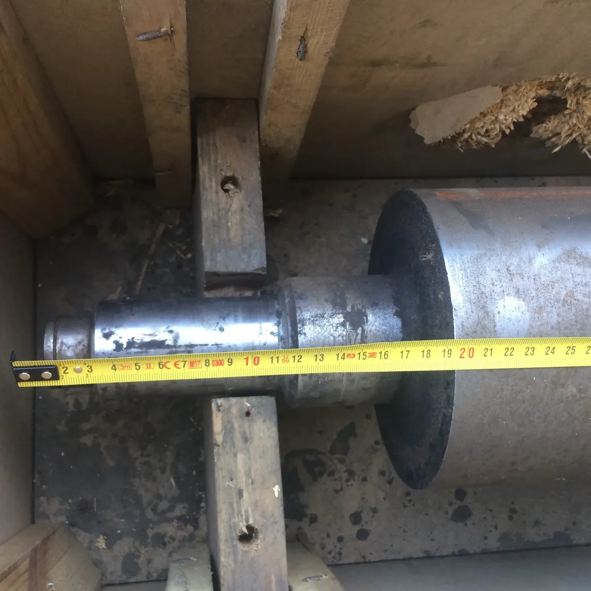 Bürkle Dosierwalze 1416 mm D 174 mm muss verchrohmt werde Lack-Ersatzwalzen