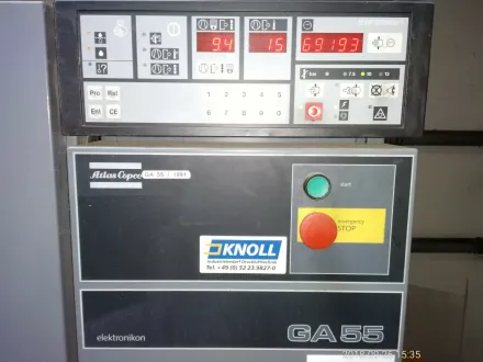 Atlas Copco Schraubenkompressor GA 55 Kompressoren – RESALE