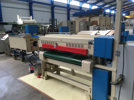 Hymmen Lackwalze ELX mit Neuer Siemens Steuerung und CE Lackwalze – RESALE