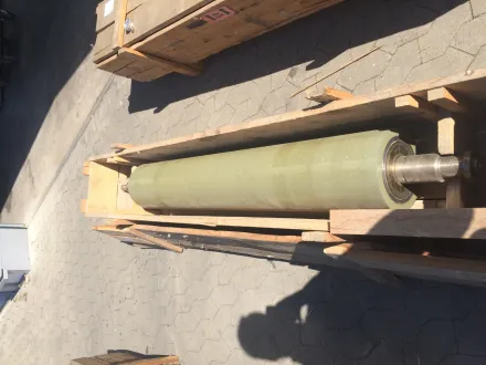 Bürkle 1416 mm shore 55 gebraucht muss geschliffen werden Lack-Ersatzwalzen – RESALE