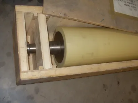Bürkle Ersatzwalze 1416 mm shore 30 prüfen muss geschliff Lack-Ersatzwalzen – RESALE