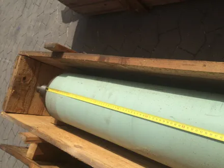 Bürkle Leimauftragswalze 1340 mm mit Bordscheiben Lack-Ersatzwalzen – RESALE
