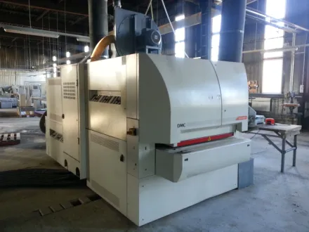 Dmc doppelseitige Schleifmaschine Unsand K / USK 1100 Breitbandschleifmaschine – RESALE