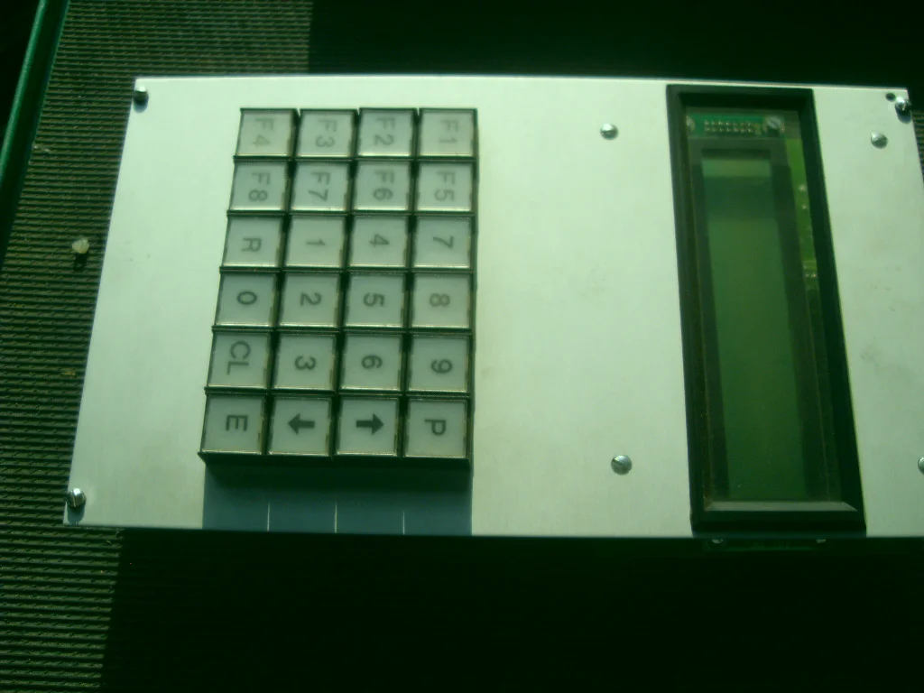 Homag Eingabeeinheit mit LCD-Anzeige und Tastatur 2-083- Elektronikkarten