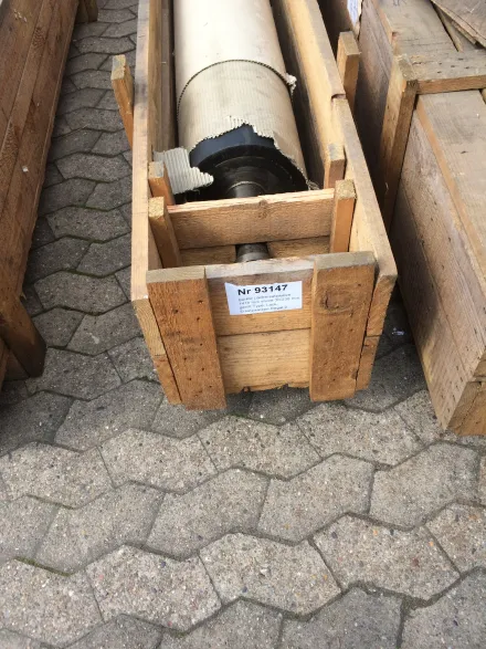 Bürkle Lackauftragswalze 1416 mm shore 35 gerillt Zustand Lack-Ersatzwalzen – RESALE