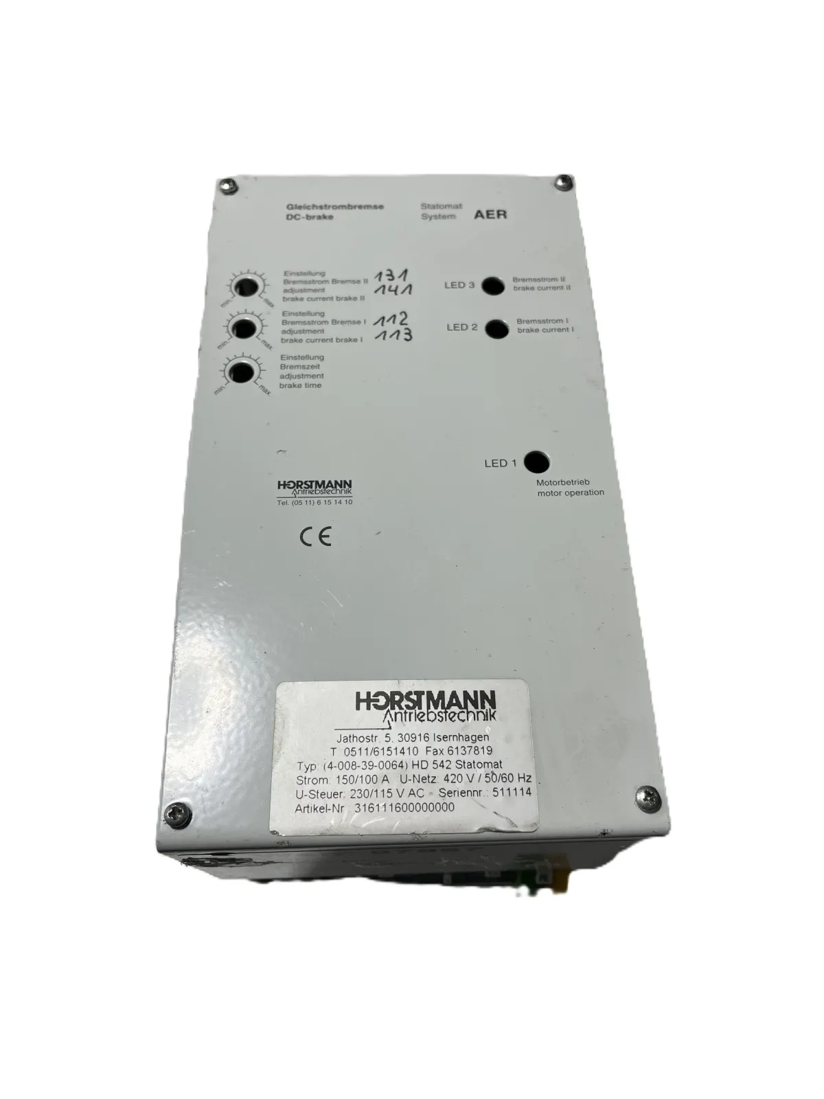 Horstmann Antriebstechnik HD 542 Statomat Elektronikkarten