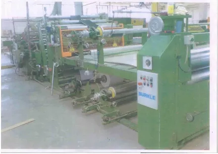 Bürkle Glättkalander Folienkaschieranlage – RESALE