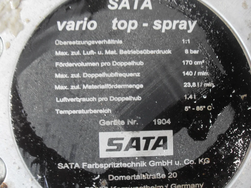 Sata Pumpe Zubehör Ersatzteile