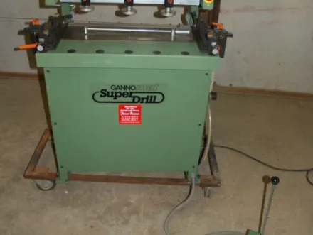 Gannomat Super Drill Lochreihenbohrmaschine – RESALE