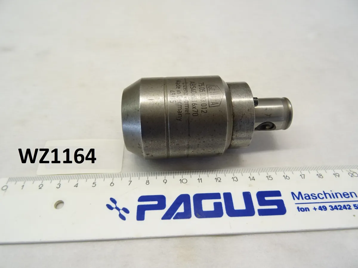 Zylinderschaftaufnahme ABS40xØ16x70