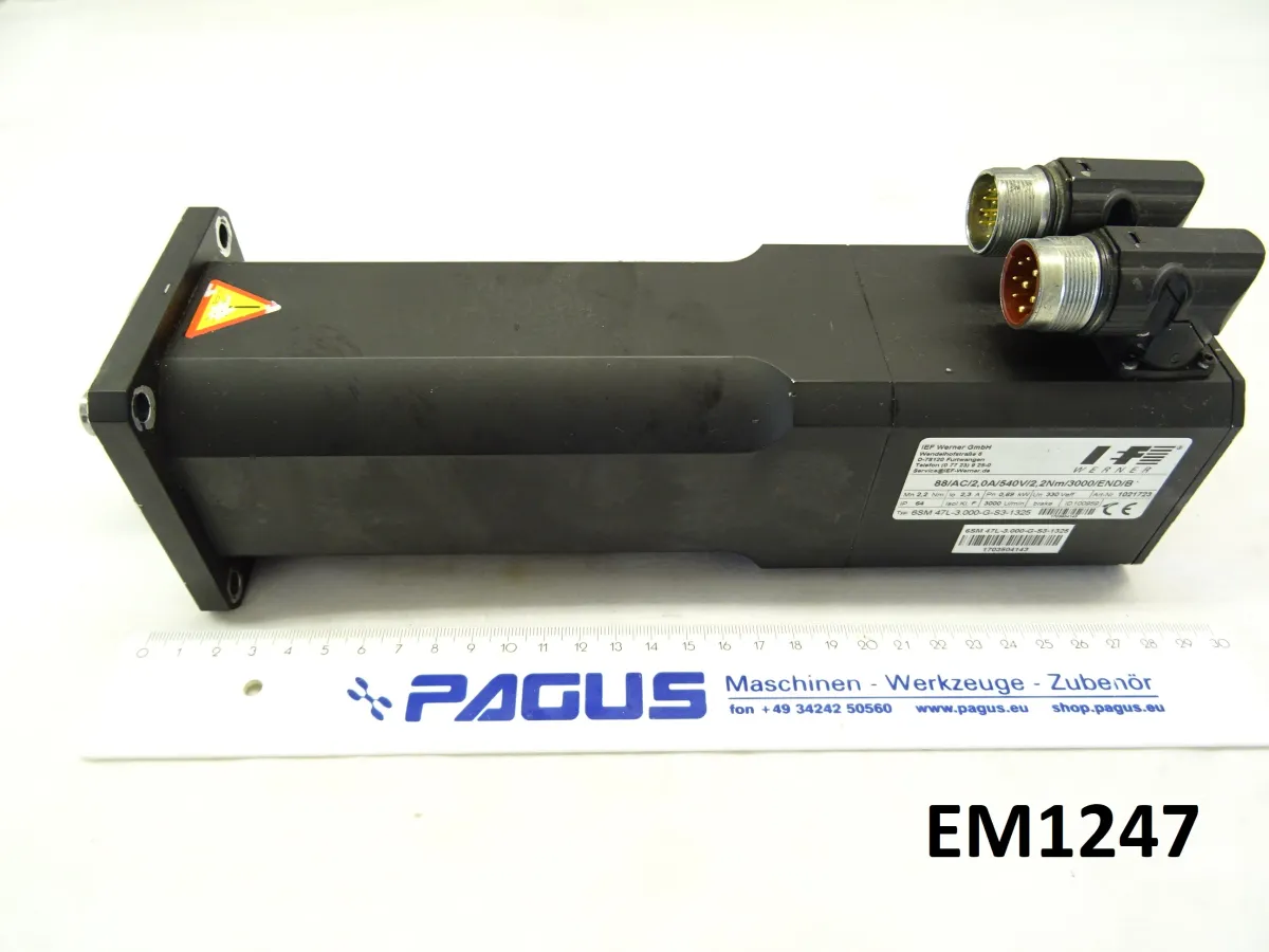 Servomotor mit Bremse 0,69 kW 3000 U/min